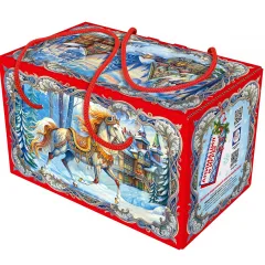 Сладкий новогодний подарок Посылка Сказочный конь 900 грамм стандарт